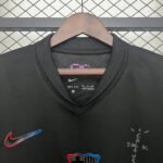 2024/2025 Barcelona Travis Scott Joint Edition Black Football Shirt 1:1 Thai Quality - Image 3