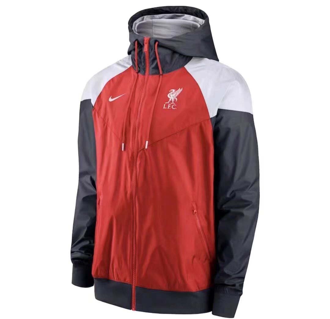 41e4a86ff674cba75546f0173bc7b2a0 2024/2025 Liverpool Windbreaker Red Soccer Jersey 1:1 Thai Quality - Image 1