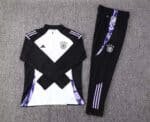 2024 Germany Half-Pull Training Suit White Jersey Set - Image 3