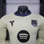 2025/2026 Player Version Long Sleeve Barcelona Away Football Shirt 1:1 Thai Quality - Image 3