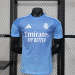 2025/2026 Player Version Real Madrid Goalkeeper Blue Football Shirt 1:1 Thai Quality