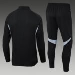 2025 Argentina Half-Pull Training Suit Black Football Shirt 1:1 Thai Quality Set - Image 2