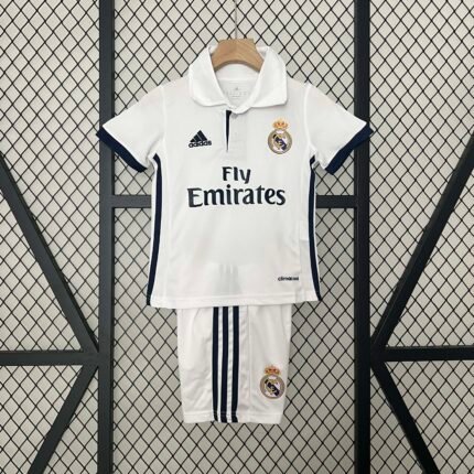 2016/2017 Retro Real Madrid Home Football Shirt 1:1 Thai Quality Kids Size