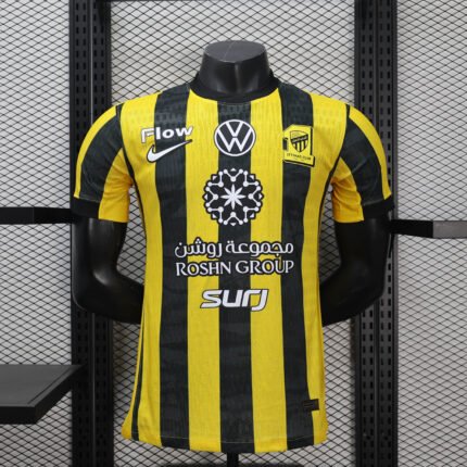 2025/2026 Player Version Al-Ittihad Home Football Jersey 1:1 Thai Quality