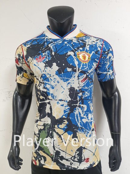 Player Special Edition 2026-2027 Manchester United Blue Soccer Jersey AAA