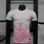 2025 Player Version Brazil Jesus Special Edition White-Pink Soccer Jersey