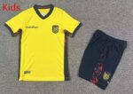 2026-2027 Ecuador Home Yellow  Kids/Youth Soccer Uniform