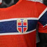 Player version 2026-27 Norway Home Red Soccer Jersey AAA - Image 2
