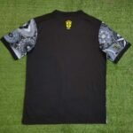 2024 Brazil Special Edition Jesus Black Gray Soccer Jersey - Image 2
