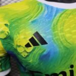 2025/2026 Player Version Real Madrid Special Edition Yellow and green Football Shirt 1:1 Thai Quality - Image 4