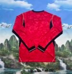 2026-2027 England Away Red Long sleeves Soccer Jersey AAA - Image 2