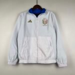 2023-2024 Italy Reversible Windbreaker （White-Blue）Soccer Jersey 1:1 Thai Quality - Image 2