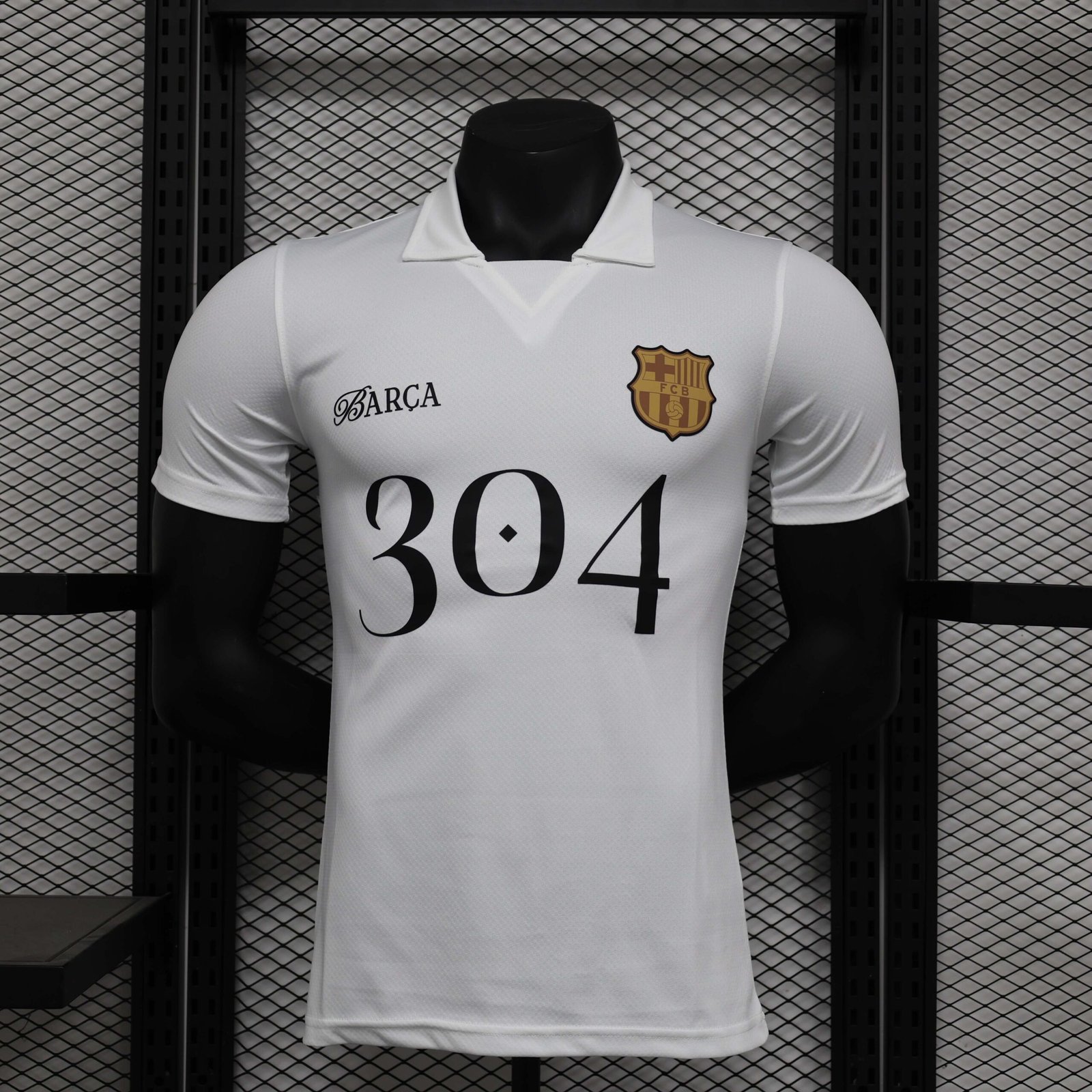 4d50ae577d657a8919aa8b93ff08a742 2024/2025 Player Version Barcelona Special Edition White Football Shirt 1:1 Thai Quality - Image 1