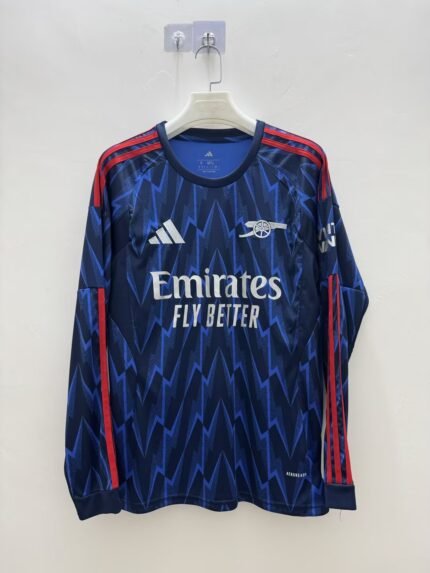 2025/2026 Long Sleeve Arsenal Away Football Shirt 1:1 Thai Quality