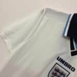 1996 Retro England Home Soccer Jersey - Image 4