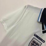 1996 Retro England Home Soccer Jersey - Image 4