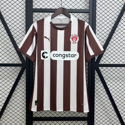 2025/2026 St. Pauli Home Football Jersey 1:1 Thai Quality