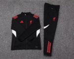 2025/2026 Liverpool Long Zipped Jacket Black Jersey 1:1 Thai Quality Set - Image 7