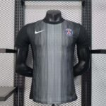 2025/2026 Player Version Psg Paris Saint-Germain Goalkeeper Black Football Shirt 1:1 Thai Quality