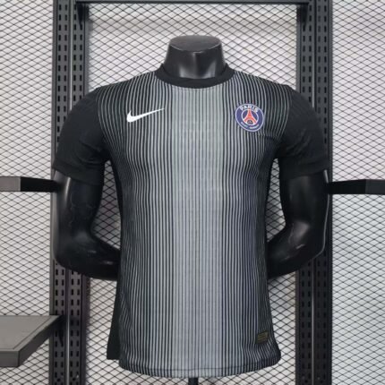 2025/2026 Player Version Psg Paris Saint-Germain Goalkeeper Black Football Shirt 1:1 Thai Quality