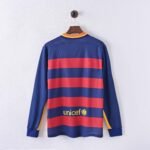 2015/2016 Retro Long Sleeve Barcelona Home Football Shirt 1:1 Thai Quality - Image 2
