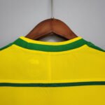1998 Retro Brazil Soccer Jersey Home - Image 6