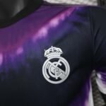 2025/2026 Player Version Real Madrid Anniversary Edition Black Purple Football Shirt 1:1 Thai Quality - Image 6