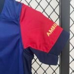 2024/2025 Barcelona Home Football Shirt 1:1 Thai Quality Kids Size - Image 7