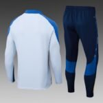 2024/2025 Boca Juniors Half-Pull Training Suit Gray Blue Sleeves Jersey 1:1 Thai Quality - Image 2