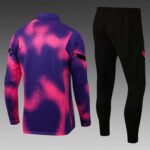 2021/2022 Psg Paris Saint-Germain Half-Pull Training Suit Pink Set - Image 2