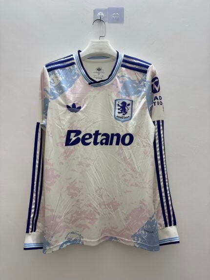 2025/2026 Long Sleeve Aston Villa Third Away Football Shirt 1:1 Thai Quality