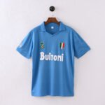 1987-1988 Retro Napoli Home Blue Soccer Soccer Jersey AAA-888