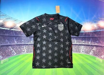 2026-27 USA Away Black Soccer Jersey AAA -711