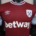 2024/2025 Player Version West Ham United Home Football Shirt 1:1 Thai Quality - Image 5