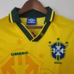 1994 Retro Brazil Home Soccer Jersey - Image 3
