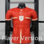 Player version 2026-27 England Red Orange Soccer Jersey AAA