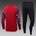 2022/2023 West Ham United Half-Pull Training Suit Red Football Shirt 1:1 Thai Quality Set - Image 2