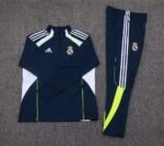 2025/2026 Real Madrid Half-Pull Training Suit Royal Blue Football Shirt 1:1 Thai Quality Set - Image 7