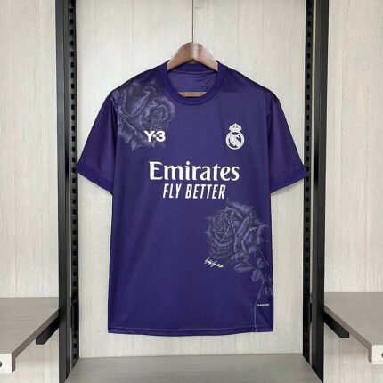 2024/2025 Real Madrid Y-3 Special Edition Purple Football Shirt 1:1 Thai Quality