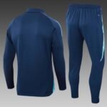 2024/2025 Arsenal Half-Pull Training Suit Royal blue Football Shirt 1:1 Thai Quality Set - Image 2