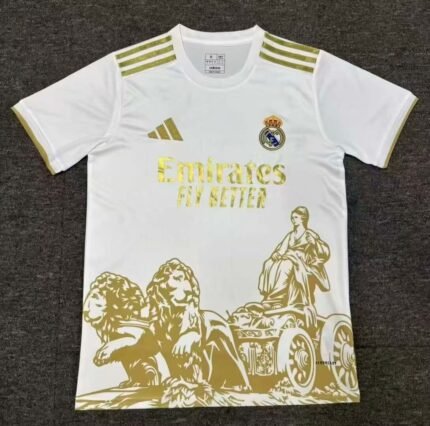 2025/2026 Real Madrid Special Edition Golden Football Shirt1:1 Thai Quality