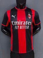 Player Version 26-27 AC Milan Home Red Black Soccer Jersey AAA