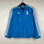 2023-2024 Juventus Reversible Windbreaker Blue Soccer Jersey 1:1 Thai Quality - Image 2