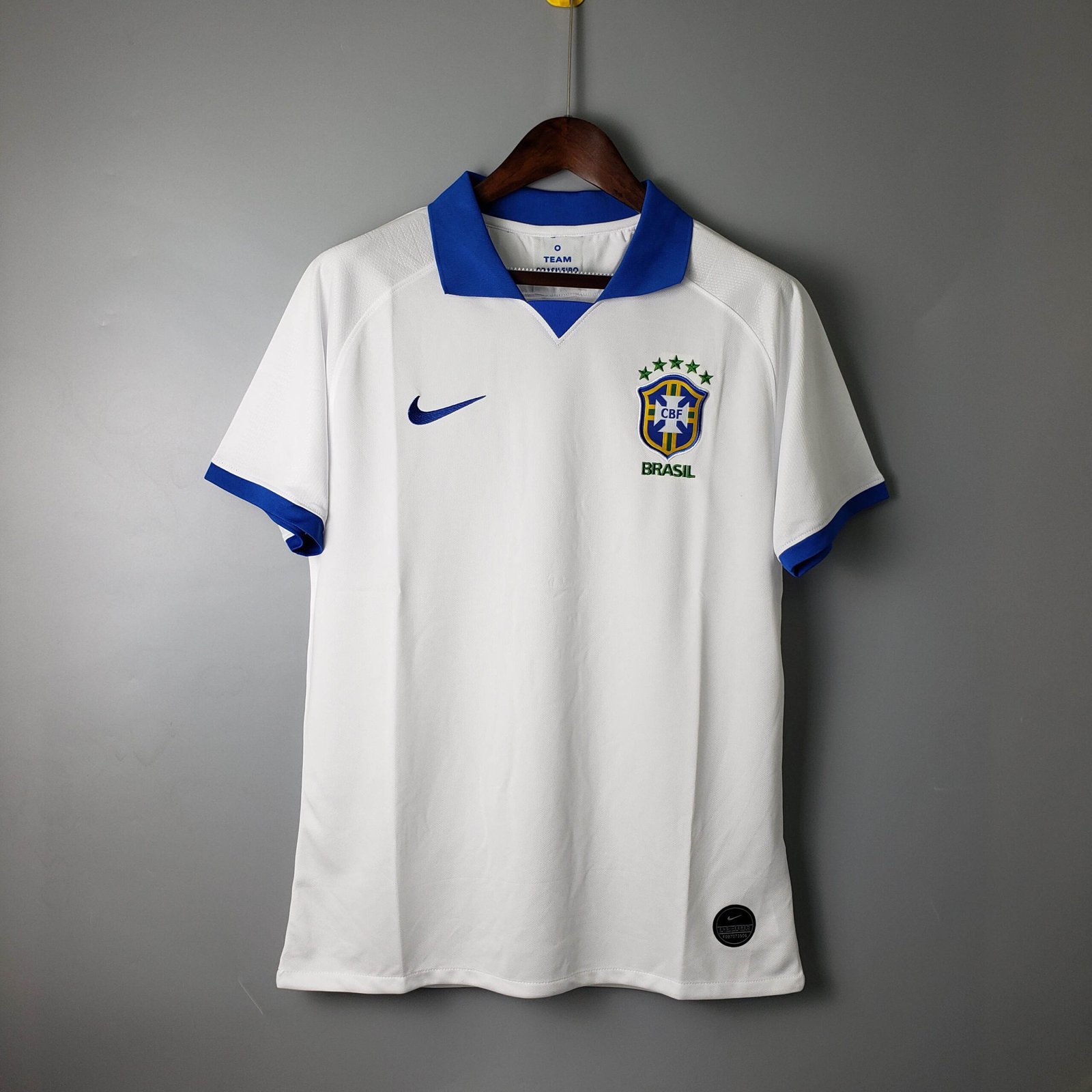 60096b9ec04bc5463f358ecc0b69151a 2019 Brazil Soccer Jersey Away - Image 1