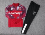 2022/2023 West Ham United Half-Pull Training Suit Red Football Shirt 1:1 Thai Quality Set - Image 7