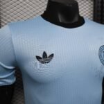 2025 Player Version Germany 125th Anniversary Edition Goalkeeper Light Blue Football Shirt 1:1 Thai Quality - Image 3