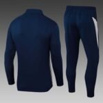 2025 Portugal Half-Pull Training Suit Royal blue Football Shirt 1:1 Thai Quality Set - Image 2