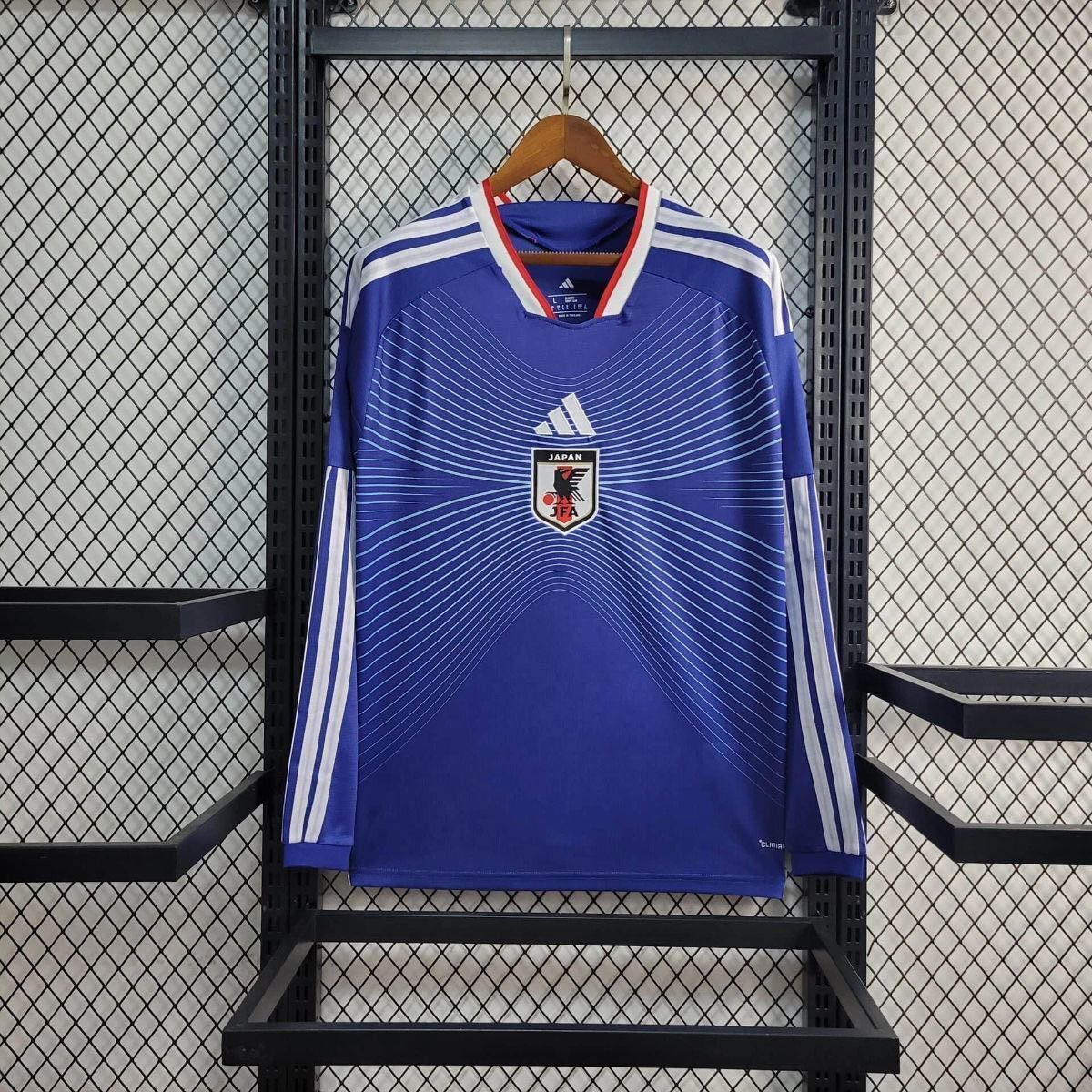 63ee38c8fae24ec3294bc1eeffa70bb4 2026 Long Sleeve Japan Home Football Shirt 1:1 Thai Quality - Image 1