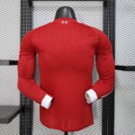 2025/2026 Player Version Long Sleeve Liverpool Home Football Shirt 1:1 Thai Quality - Image 2