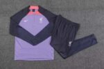 2023 Liverpool Half-Pull Training Suit Purple Jersey 1:1 Thai Quality Set - Image 3